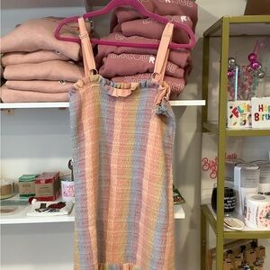 Multicolor Striped Kids Dress